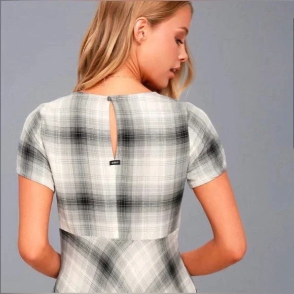NWOT OBEY Plaid Skater Dress • XL - Picture 4 of 11